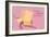 Outside Box - Pink Version-Dog is Good-Framed Art Print