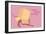 Outside Box - Pink Version-Dog is Good-Framed Premium Giclee Print