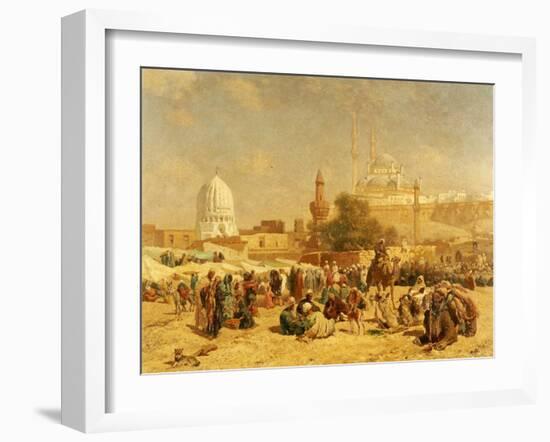 Outside Cairo, 1883-Cesare Biseo-Framed Giclee Print