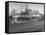 Outside of George Higgins Pontiac Dealership-Wallace Kirkland-Framed Premier Image Canvas