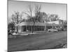 Outside of George Higgins Pontiac Dealership-Wallace Kirkland-Mounted Premium Photographic Print