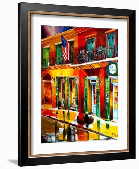 Outside Pat O Briens Bar-Diane Millsap-Framed Art Print