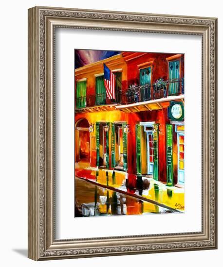 Outside Pat O Briens Bar-Diane Millsap-Framed Art Print