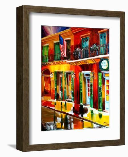 Outside Pat O Briens Bar-Diane Millsap-Framed Art Print