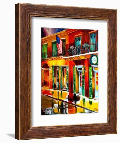 Outside Pat O Briens Bar-Diane Millsap-Framed Art Print