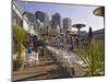 Outside Restaurant Dining Area, Seattle, Washington, USA-Janis Miglavs-Mounted Photographic Print