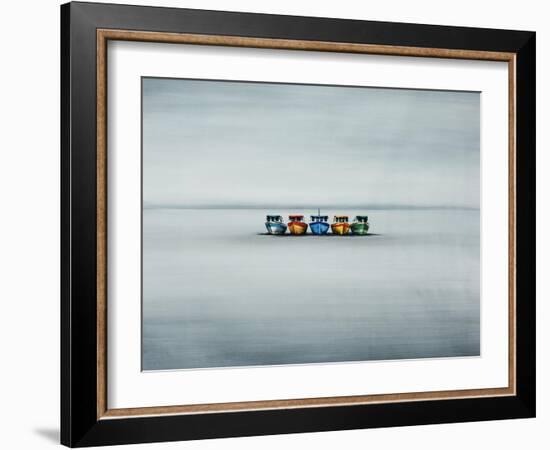 Outside Seating-Sydney Edmunds-Framed Giclee Print