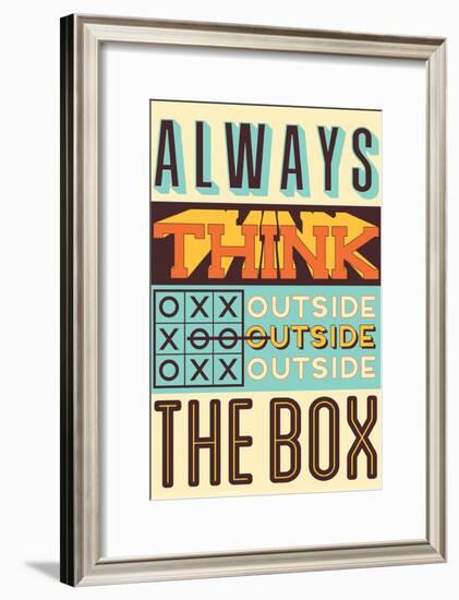 Outside the Box-Vintage Vector Studio-Framed Art Print