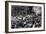 Outside the Central Market, Paris, 1931-Ernest Flammarion-Framed Giclee Print