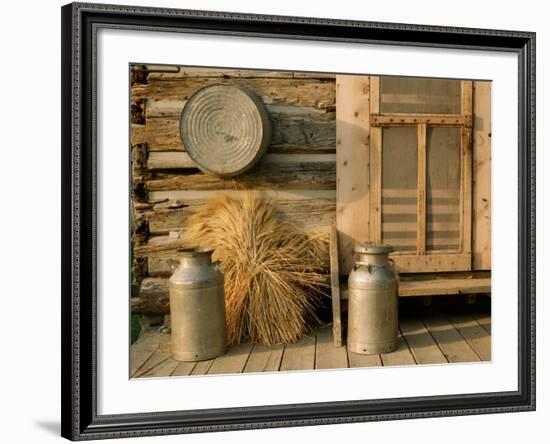 Outside the Kitchen, Ronald V. Jensen Historical Farm, Cache Valley, Utah, USA-Scott T. Smith-Framed Photographic Print