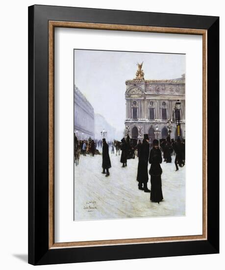 Outside the Opera, Paris, 1879-Jean Béraud-Framed Giclee Print