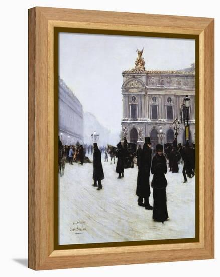 Outside the Opera, Paris, 1879-Jean Béraud-Framed Premier Image Canvas