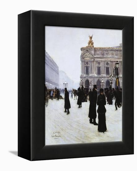 Outside the Opera, Paris, 1879-Jean Béraud-Framed Premier Image Canvas