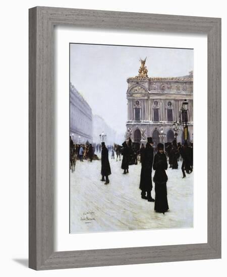 Outside the Opera, Paris, 1879-Jean Béraud-Framed Giclee Print