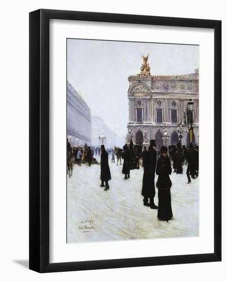 Outside the Opera, Paris, 1879-Jean Béraud-Framed Giclee Print