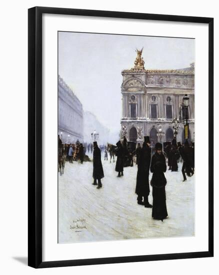 Outside the Opera, Paris, 1879-Jean Béraud-Framed Giclee Print