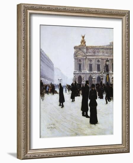 Outside the Opera, Paris, 1879-Jean Béraud-Framed Giclee Print