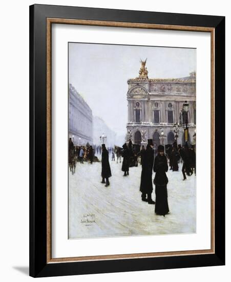 Outside the Opera, Paris, 1879-Jean Béraud-Framed Giclee Print