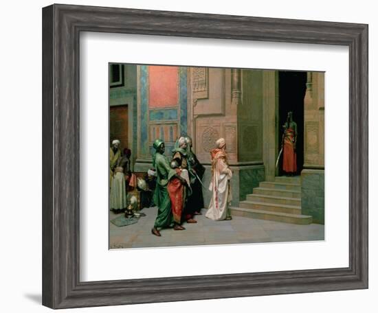 Outside the Palace-Ludwig Deutsch-Framed Giclee Print