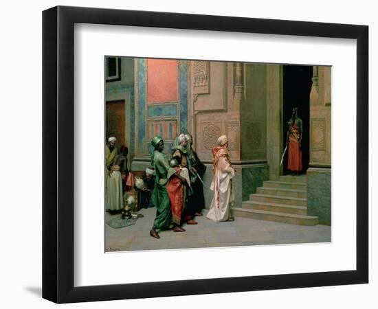 Outside the Palace-Ludwig Deutsch-Framed Giclee Print