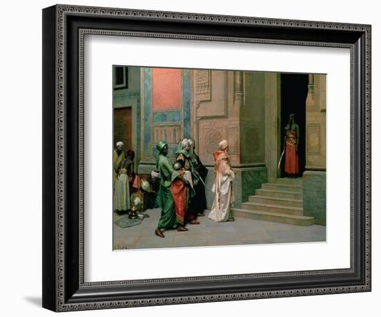 Outside the Palace-Ludwig Deutsch-Framed Giclee Print