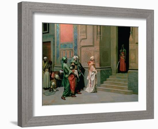 Outside the Palace-Ludwig Deutsch-Framed Giclee Print