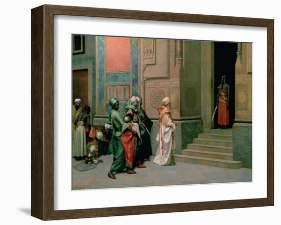 Outside the Palace-Ludwig Deutsch-Framed Giclee Print