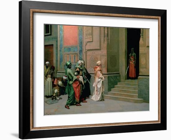 Outside the Palace-Ludwig Deutsch-Framed Giclee Print