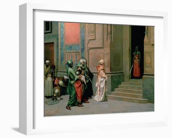 Outside the Palace-Ludwig Deutsch-Framed Giclee Print