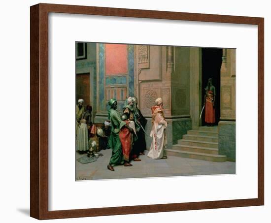 Outside the Palace-Ludwig Deutsch-Framed Giclee Print