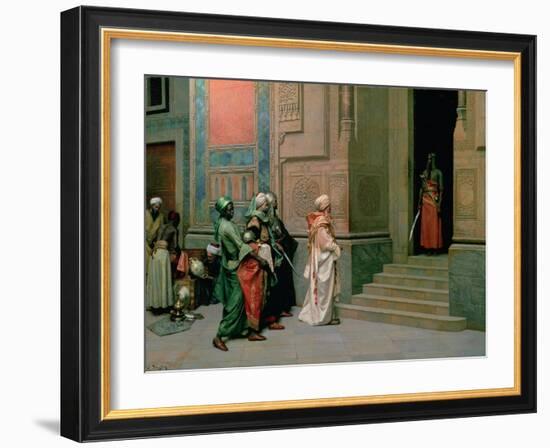 Outside the Palace-Ludwig Deutsch-Framed Giclee Print