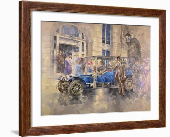 Outside the Ritz-Peter Miller-Framed Giclee Print