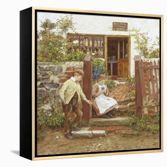 Outside the Sweet Shop-James Charles-Framed Premier Image Canvas