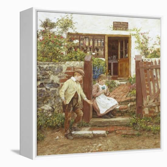 Outside the Sweet Shop-James Charles-Framed Premier Image Canvas