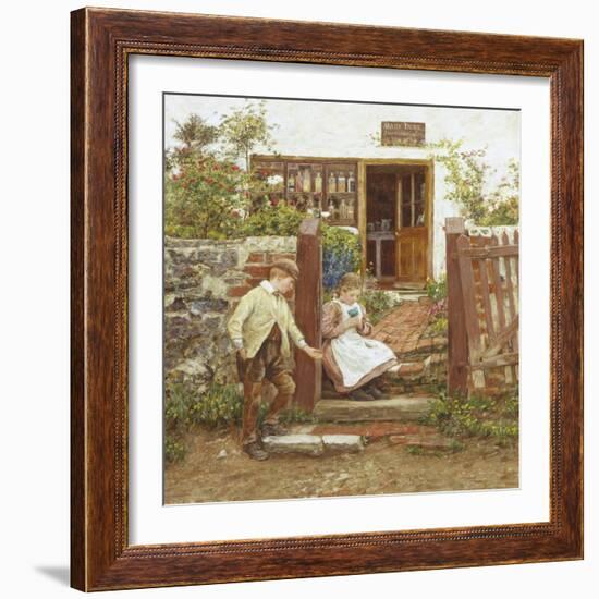 Outside the Sweet Shop-James Charles-Framed Giclee Print