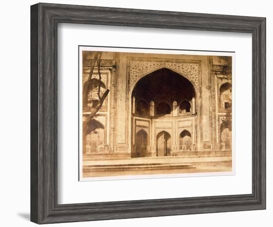 Outside the Taj Mahal, 1858-John Murray-Framed Giclee Print