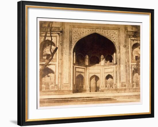 Outside the Taj Mahal, 1858-John Murray-Framed Giclee Print