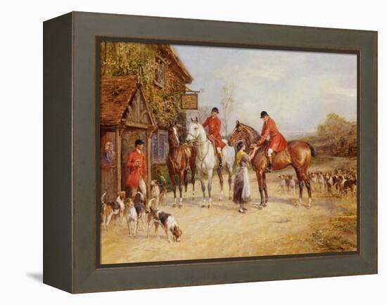 Outside the Three Crowns-Heywood Hardy-Framed Premier Image Canvas