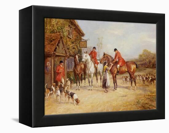 Outside the Three Crowns-Heywood Hardy-Framed Premier Image Canvas