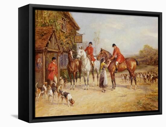 Outside the Three Crowns-Heywood Hardy-Framed Premier Image Canvas