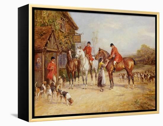 Outside the Three Crowns-Heywood Hardy-Framed Premier Image Canvas