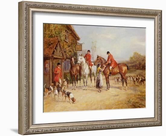 Outside the Three Crowns-Heywood Hardy-Framed Giclee Print