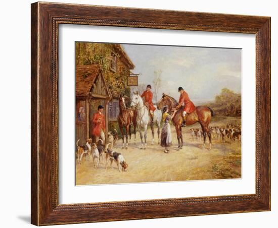 Outside the Three Crowns-Heywood Hardy-Framed Giclee Print