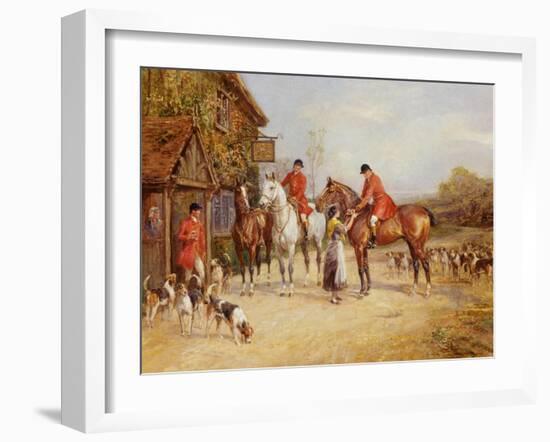 Outside the Three Crowns-Heywood Hardy-Framed Giclee Print