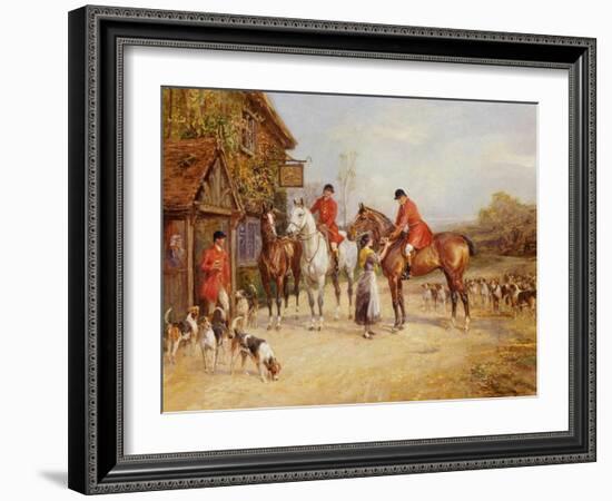 Outside the Three Crowns-Heywood Hardy-Framed Giclee Print