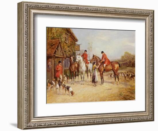 Outside the Three Crowns-Heywood Hardy-Framed Giclee Print