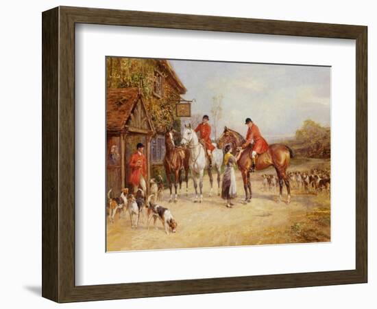 Outside the Three Crowns-Heywood Hardy-Framed Giclee Print