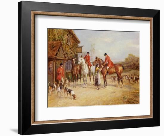 Outside the Three Crowns-Heywood Hardy-Framed Giclee Print