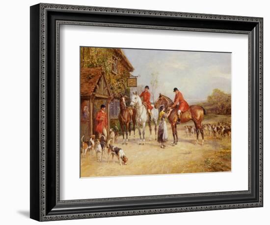 Outside the Three Crowns-Heywood Hardy-Framed Giclee Print