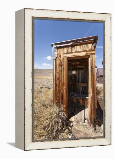 Outside Toilet, Bodie State Historic Park, Bridgeport, California, Usa-Jean Brooks-Framed Premier Image Canvas